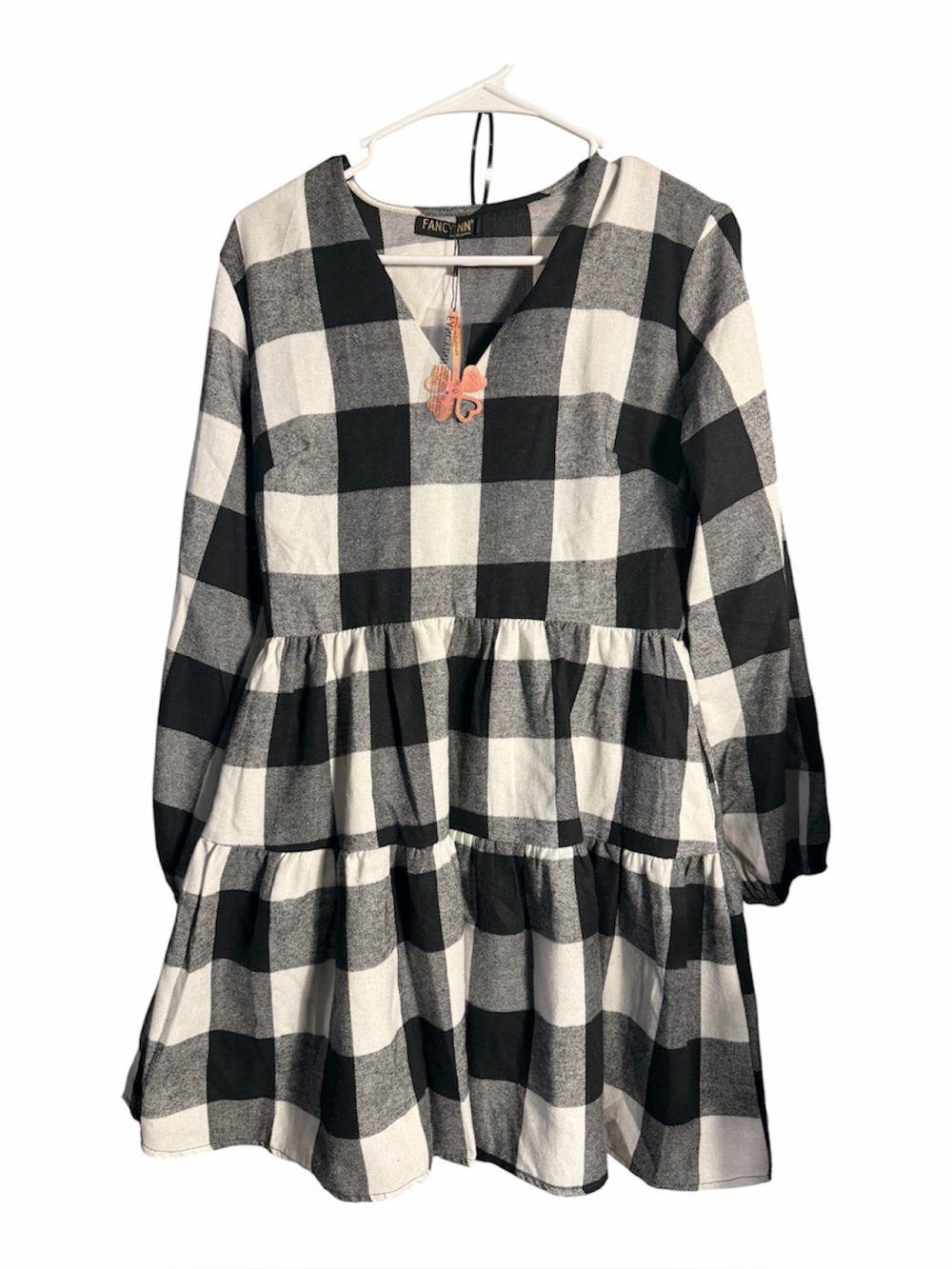 Black & White  Checkered Dress